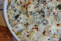 Zesty Lemon Spinach Artichoke Dip