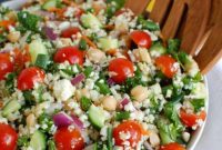 Mediterranean Roasted Cauliflower & Chickpea Salad