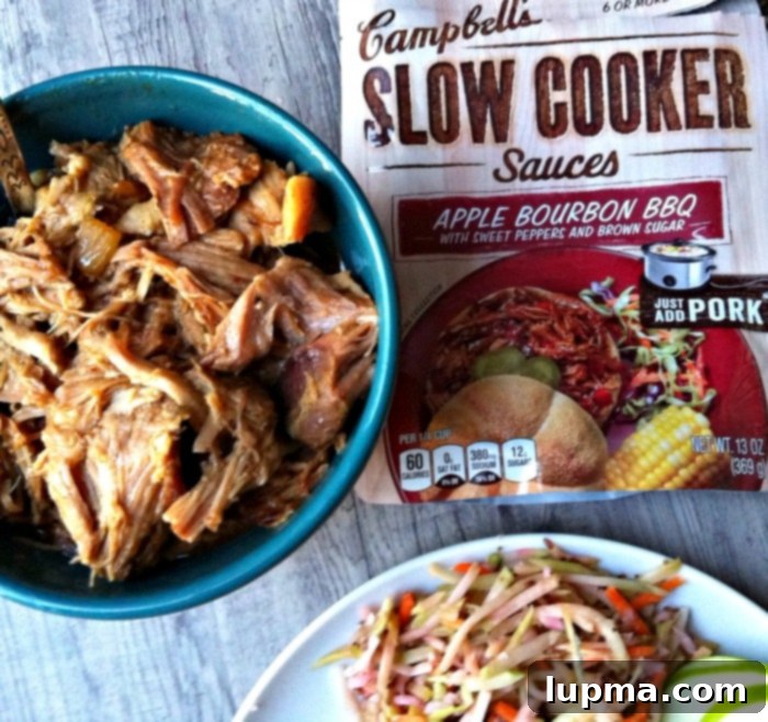 Apple Bourbon BBQ Pork Sandwiches 4