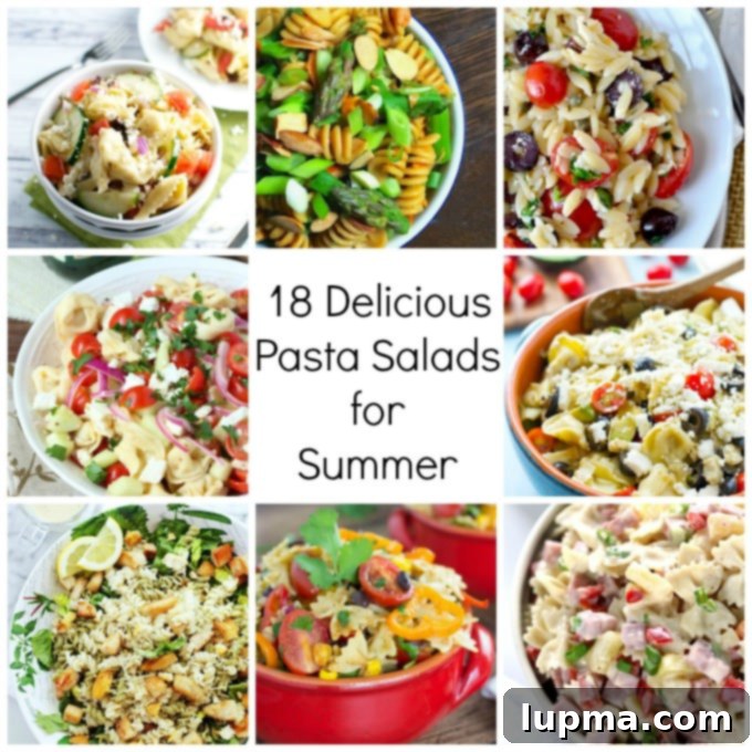 18 Delicious Pasta Salads - so easy