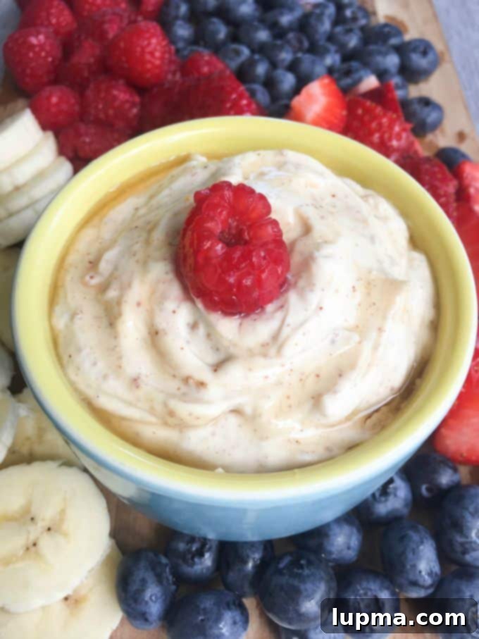 Healthy Fruit Yogurt Dip - easy