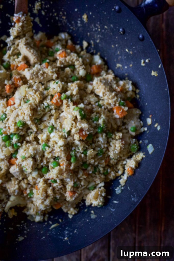 15 Minute Cauliflower Chicken Fried Rice