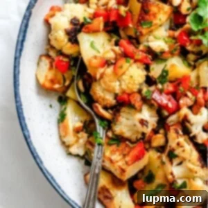 Creamy Cauliflower Potato Salad 9 Cauliflower Potato Salad with logo