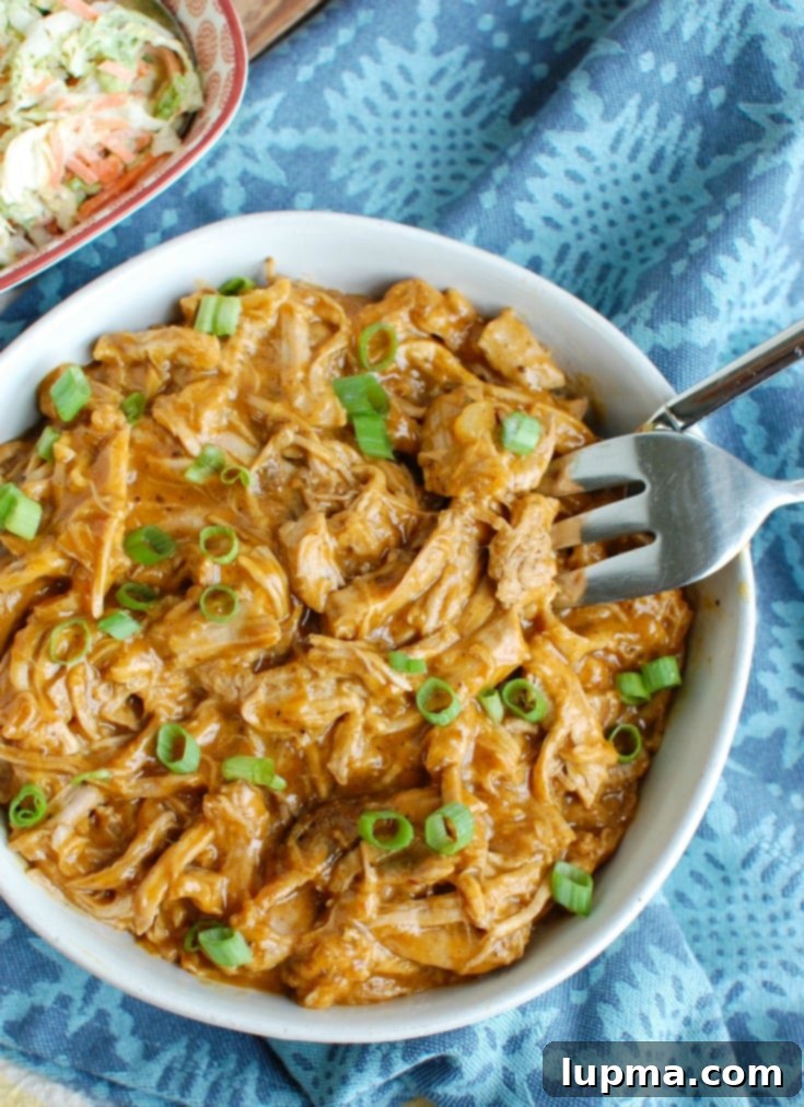 Melt-in-Your-Mouth Slow Cooker Pork Tenderloin 7 How to Make Pork Tenderloin in the Slow Cooker in bowl with fork