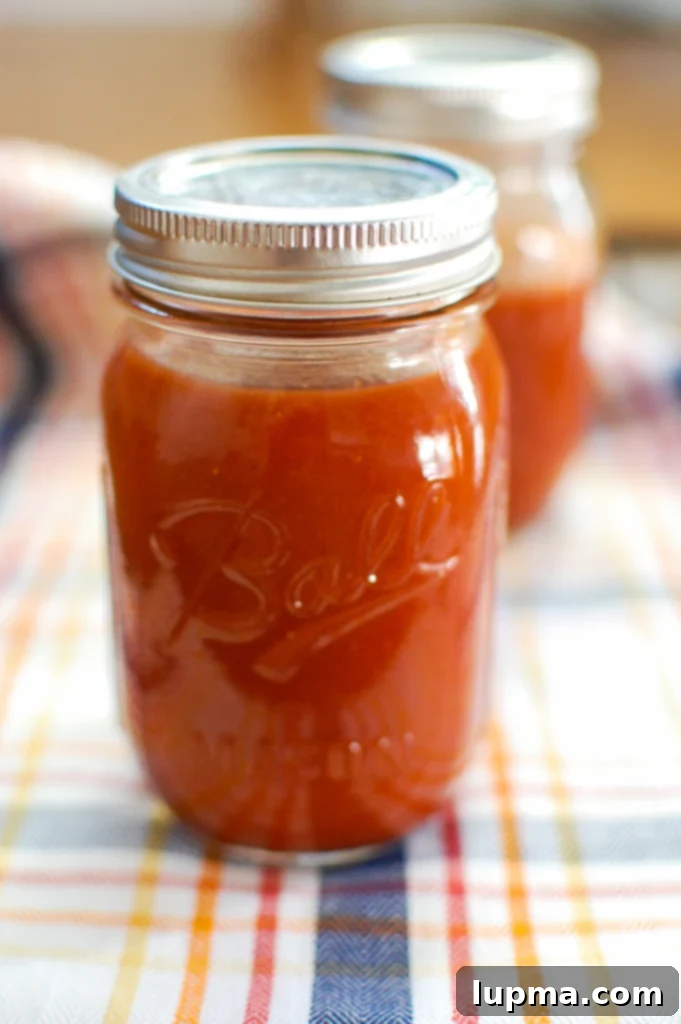 Homemade Barbecue Sauce, a versatile and flavorful condiment.