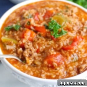 Instant Pot Deconstructed Stuffed Pepper Soup 6 Instant Pot Stuffed Pepper Soup 1200 x 1200
