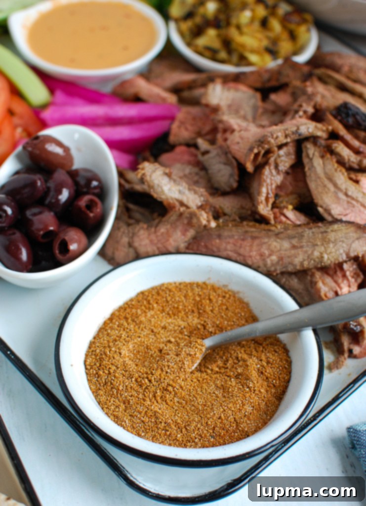 Unlock Authentic Shawarma Taste 2 Homemade Shawarma Spice Blend with steak