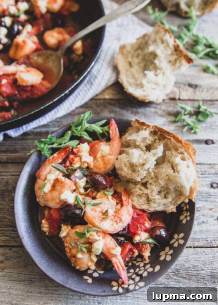 Greek Shrimp Skillet