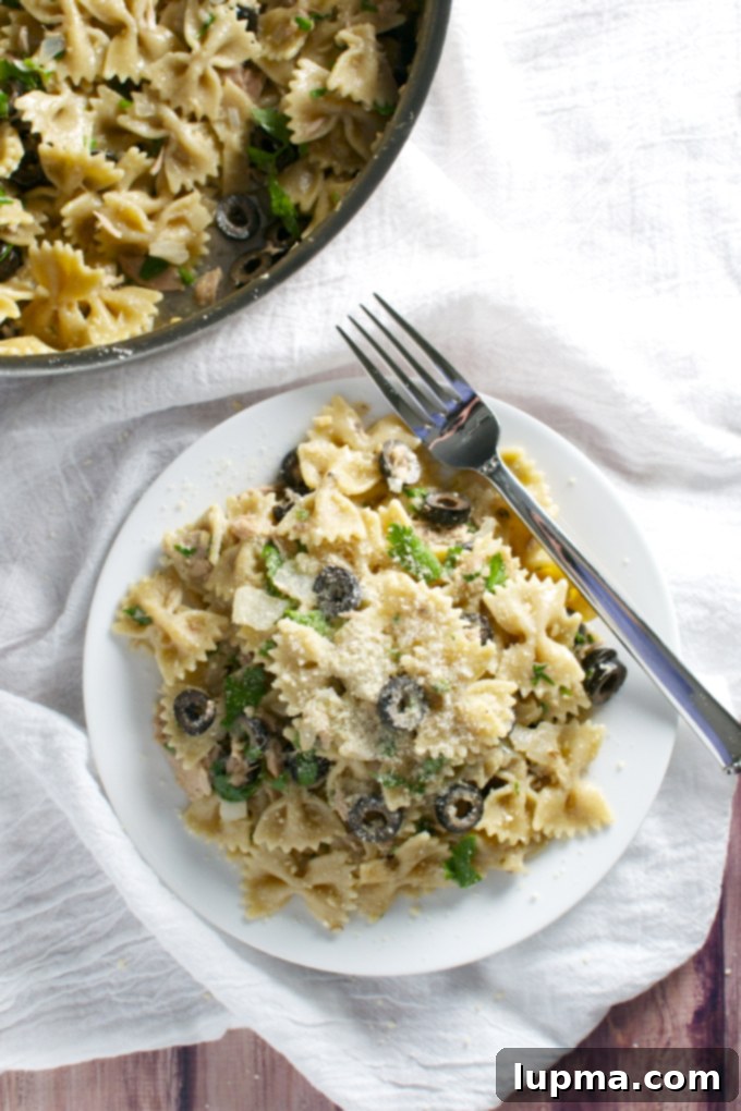 Tuna and Olive Pasta