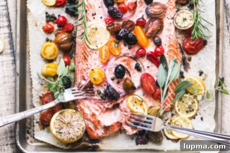 Mediterranean Sheet Pan Salmon