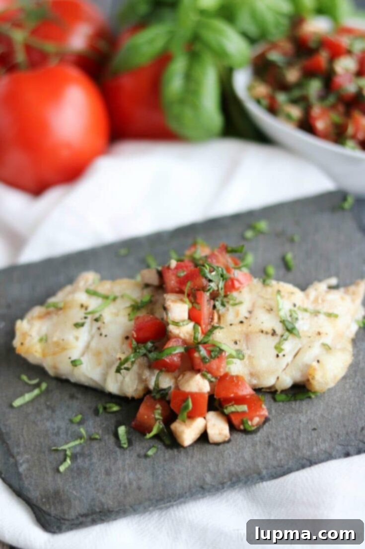 Caprese Grilled Fish