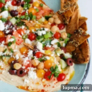 Mediterranean Hummus Platter 6 Hummus Platter on teal plate