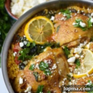 Sun-Kissed Mediterranean Chicken & Rice 9 One Pot Mediterranean Chicken and Rice recipe card image