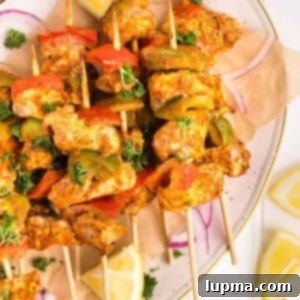 Smoky Chicken Tikka Skewers 12 Chicken Tikka Kebab 1200 x 1200