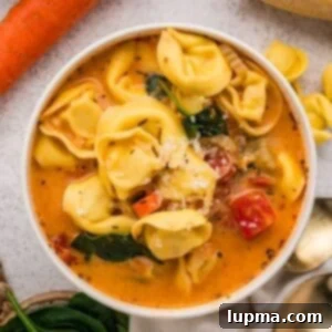 Creamy Tortellini Soup