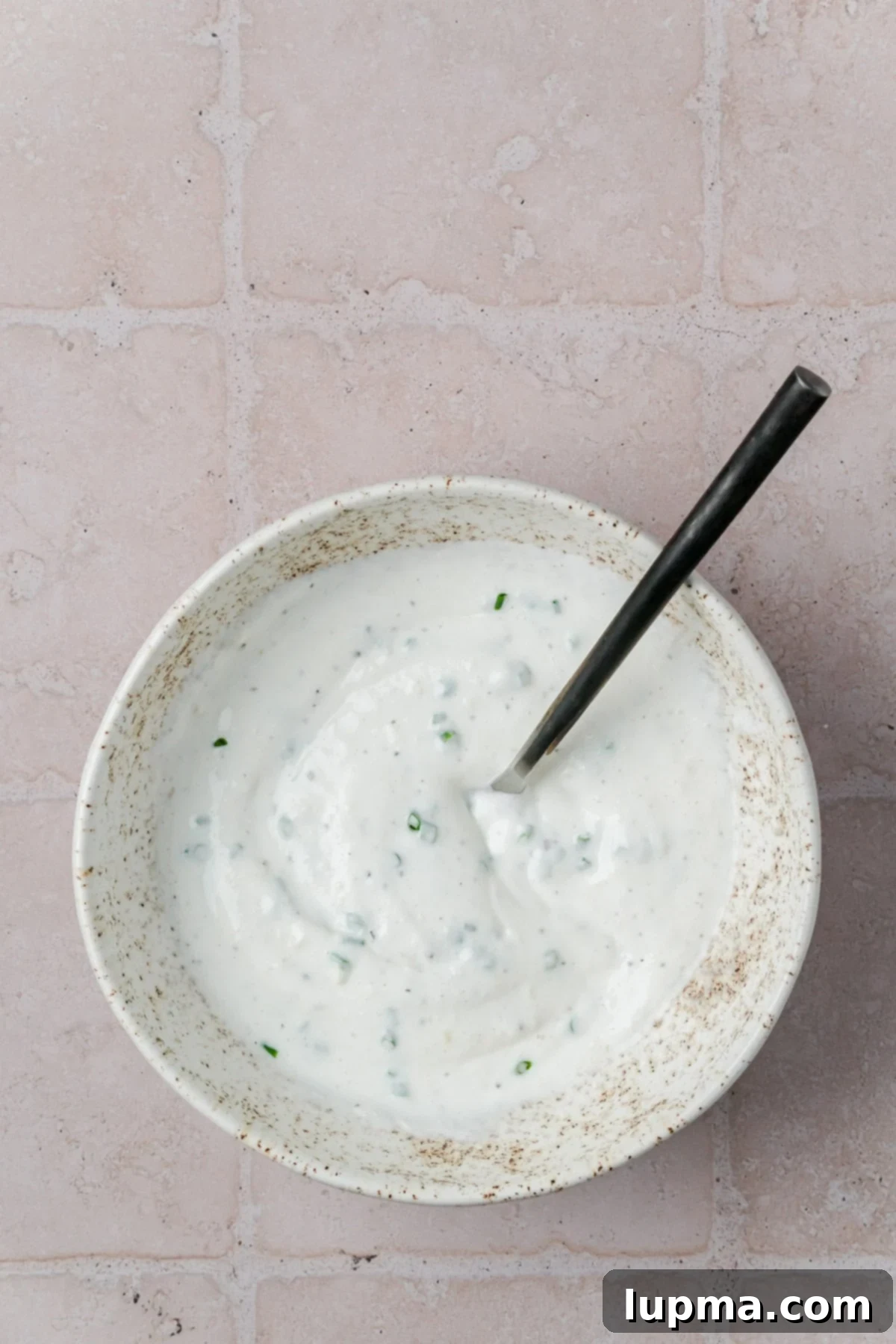 Garlic Smashed Potatoes Greek Yogurt Dip