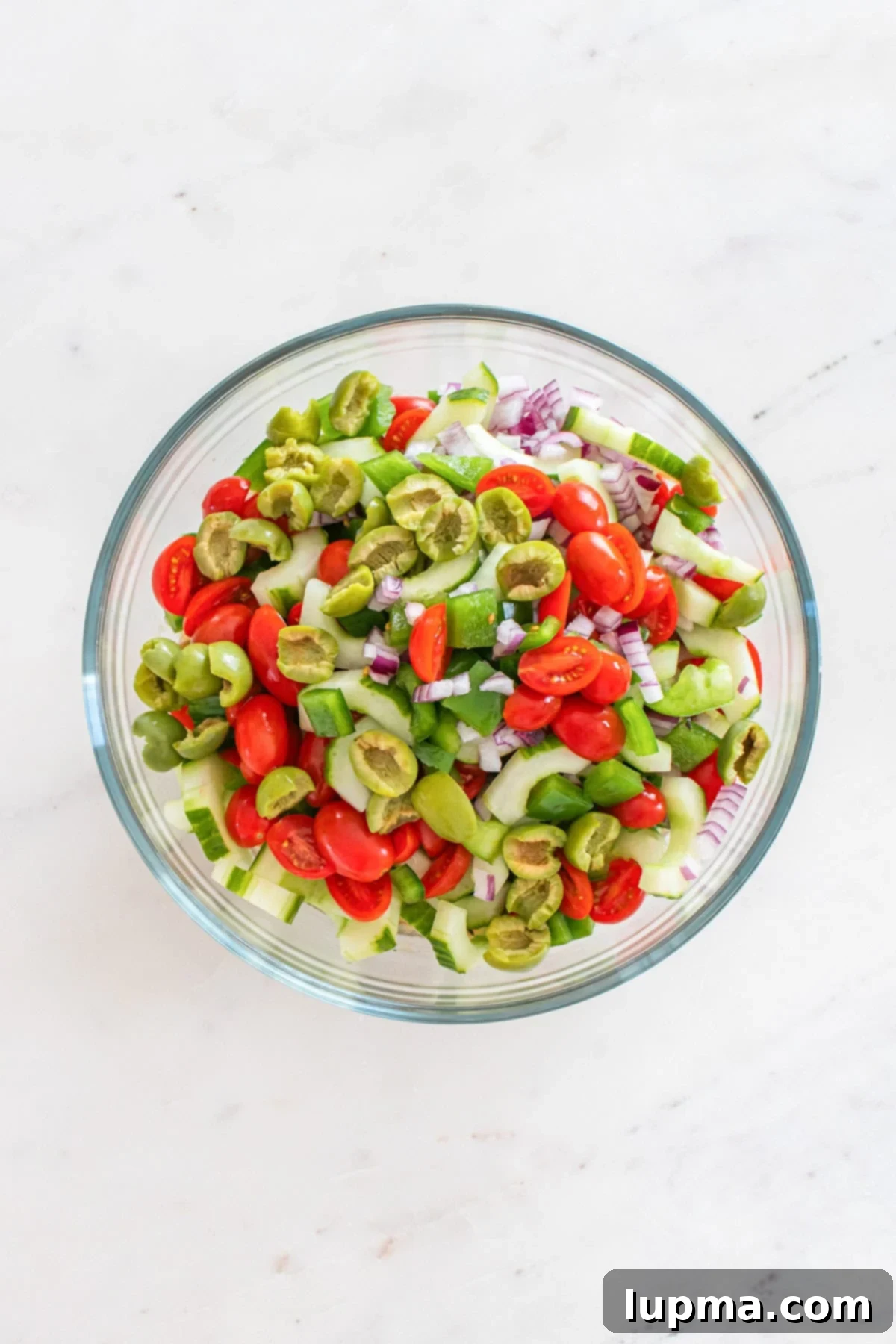 Greek Gigantes Bean Salad 9 Greek Butter Bean Salad with veggies