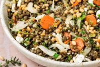 French Lentil Salad Delight