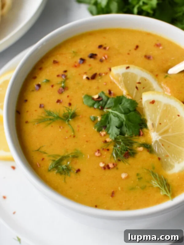 Lemon Lentil Soup Recipe