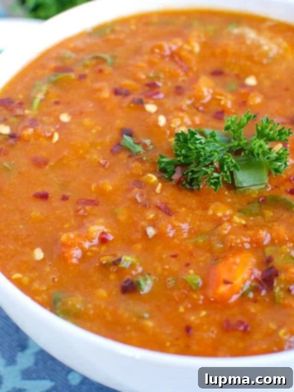 Slow Cooker Lentil Soup