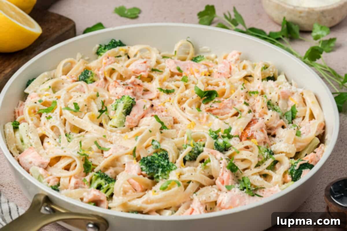 Simple Creamy Alfredo Salmon Recipe