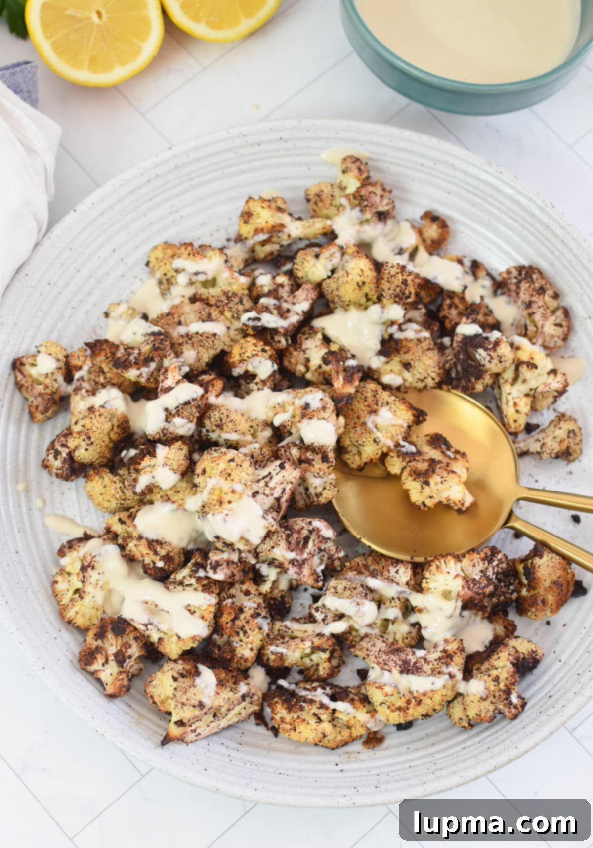 Lebanese Tahini Cauliflower 6 Middle Eastern Cauliflower Recipe