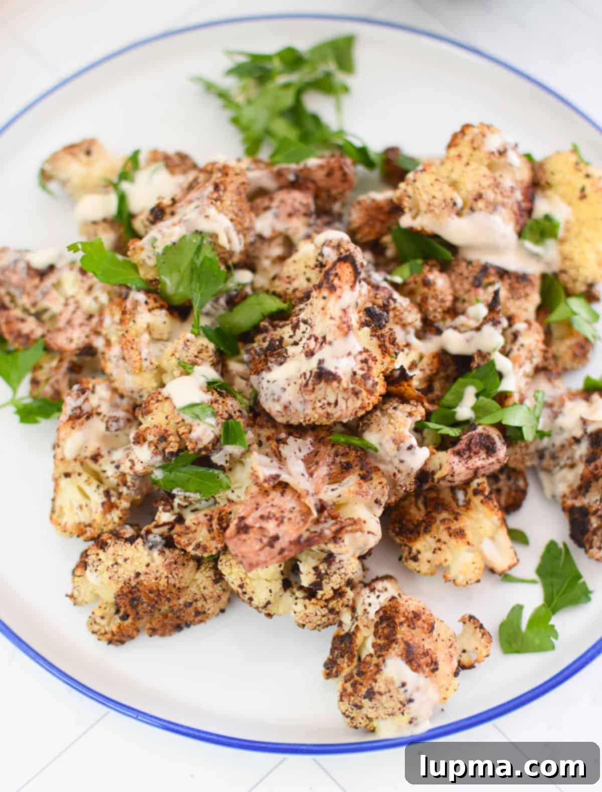 Lebanese Tahini Cauliflower 9 Golden Roasted Cauliflower