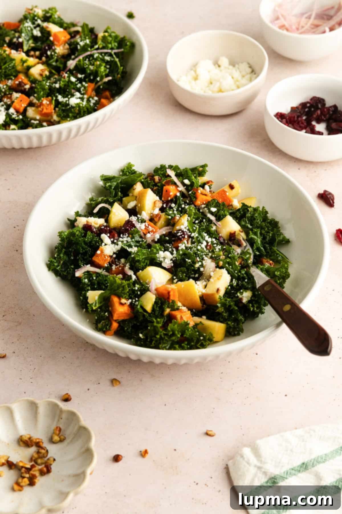 Hearty Kale and Sweet Potato Salad