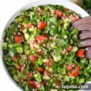 Easy Farro Tabbouleh Salad