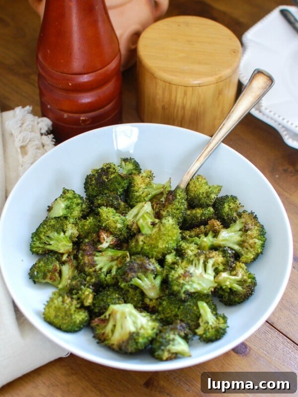 Simple Roasted Broccoli - healthy side dish