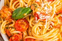 Cherry Tomato and Basil Pasta Recipe