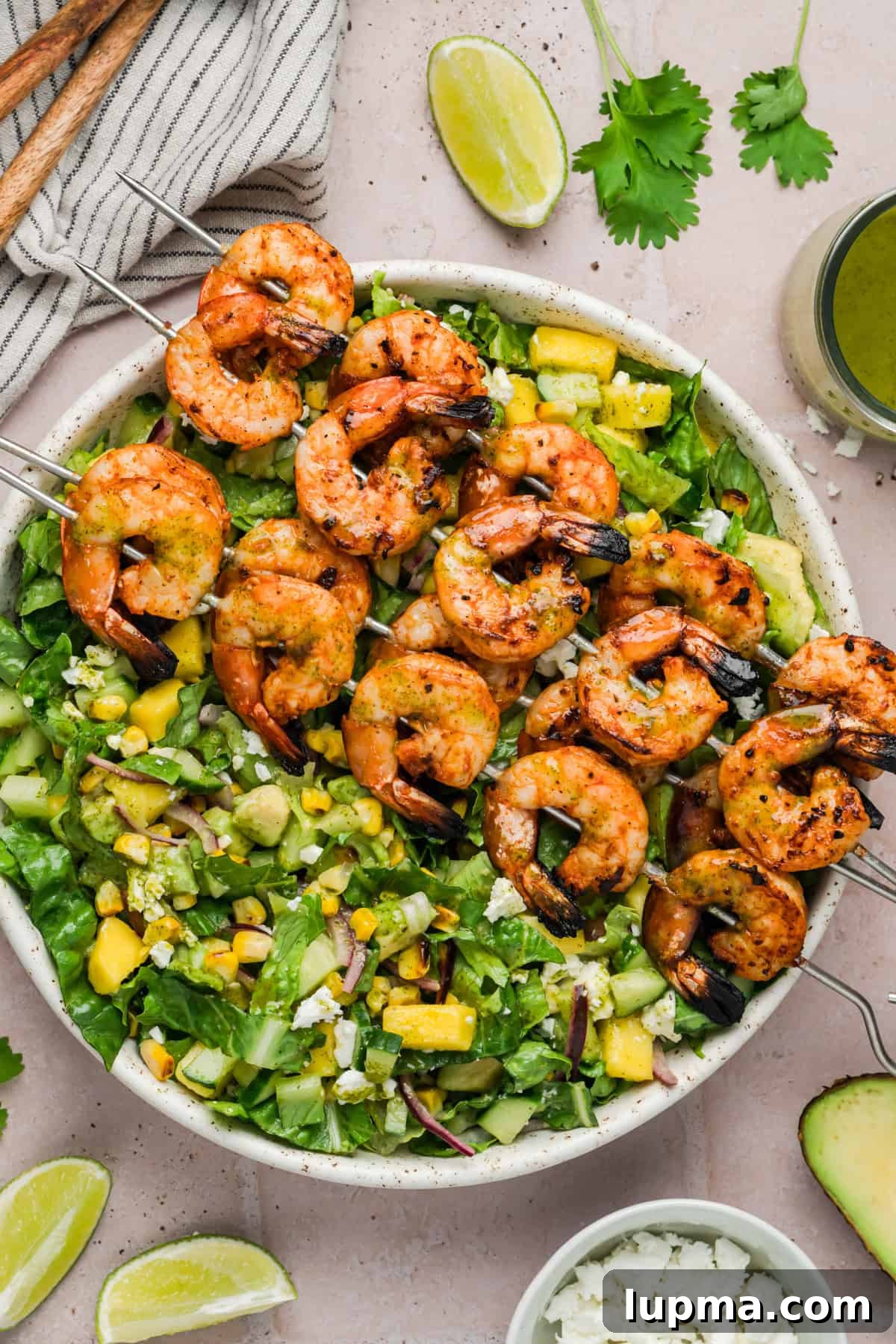 Grilled Shrimp Salad with Cilantro-Lime Vinaigrette 2 Easy Shrimp Salad with Lime Dressing