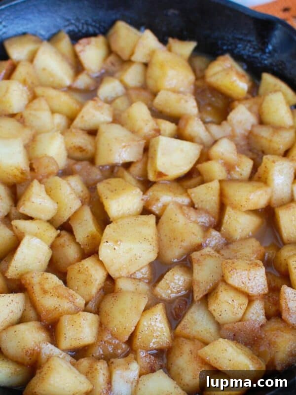 Easy Skillet Apples 1200 x 1200