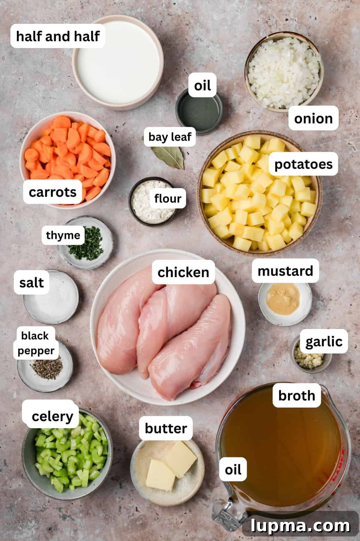 Creamy Chicken and Potato Soup Without Heavy Cream 5 Chicken and Potato Soup Recipe Ingredients