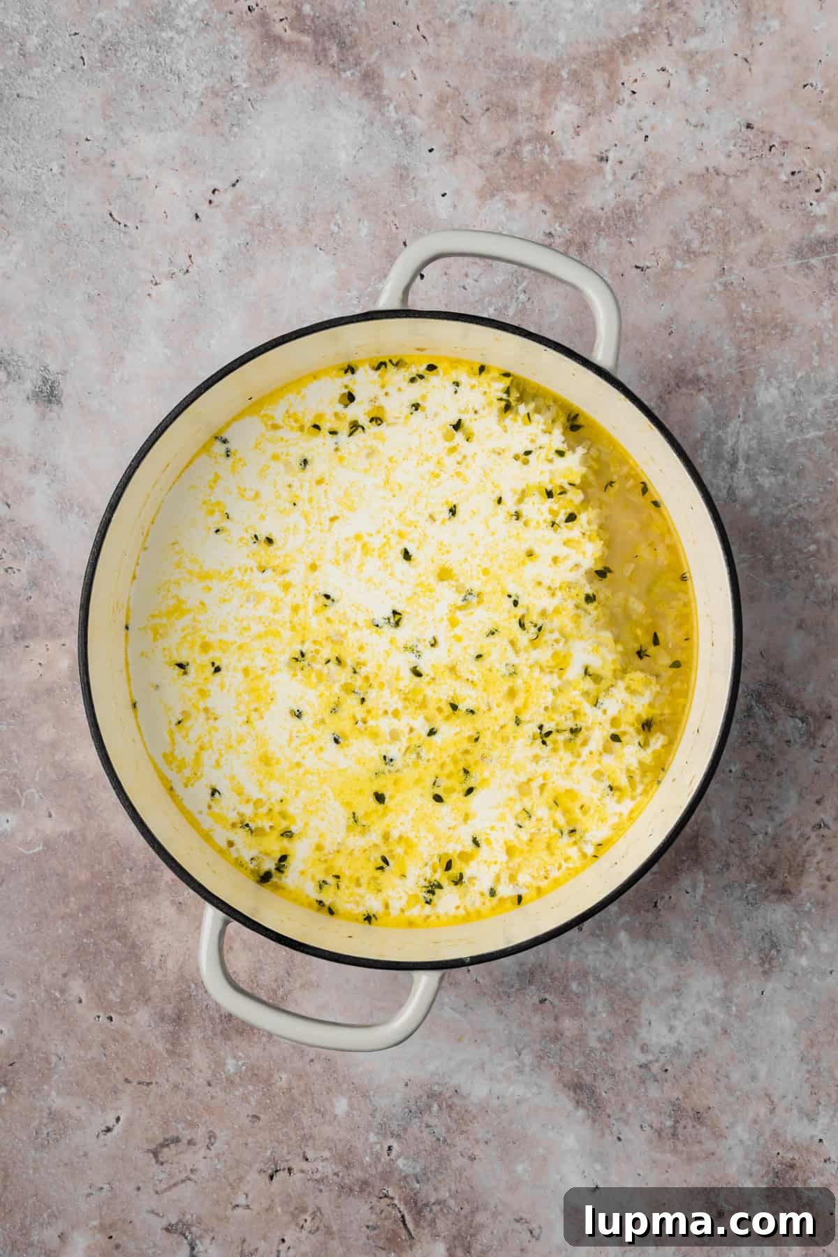 Creamy Chicken and Potato Soup Without Heavy Cream 9 Creamy Potato and Chicken Soup in a pot