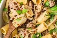 Sausage and Fennel Pasta with Lemon and Parmesan