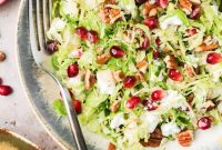 Make-Ahead Brussels Sprout Salad with Pomegranate