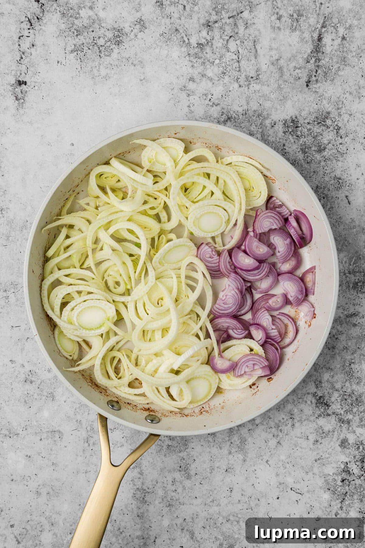 Sausage and Fennel Pasta with Lemon and Parmesan 8 Caramelized Shallot and Fennel